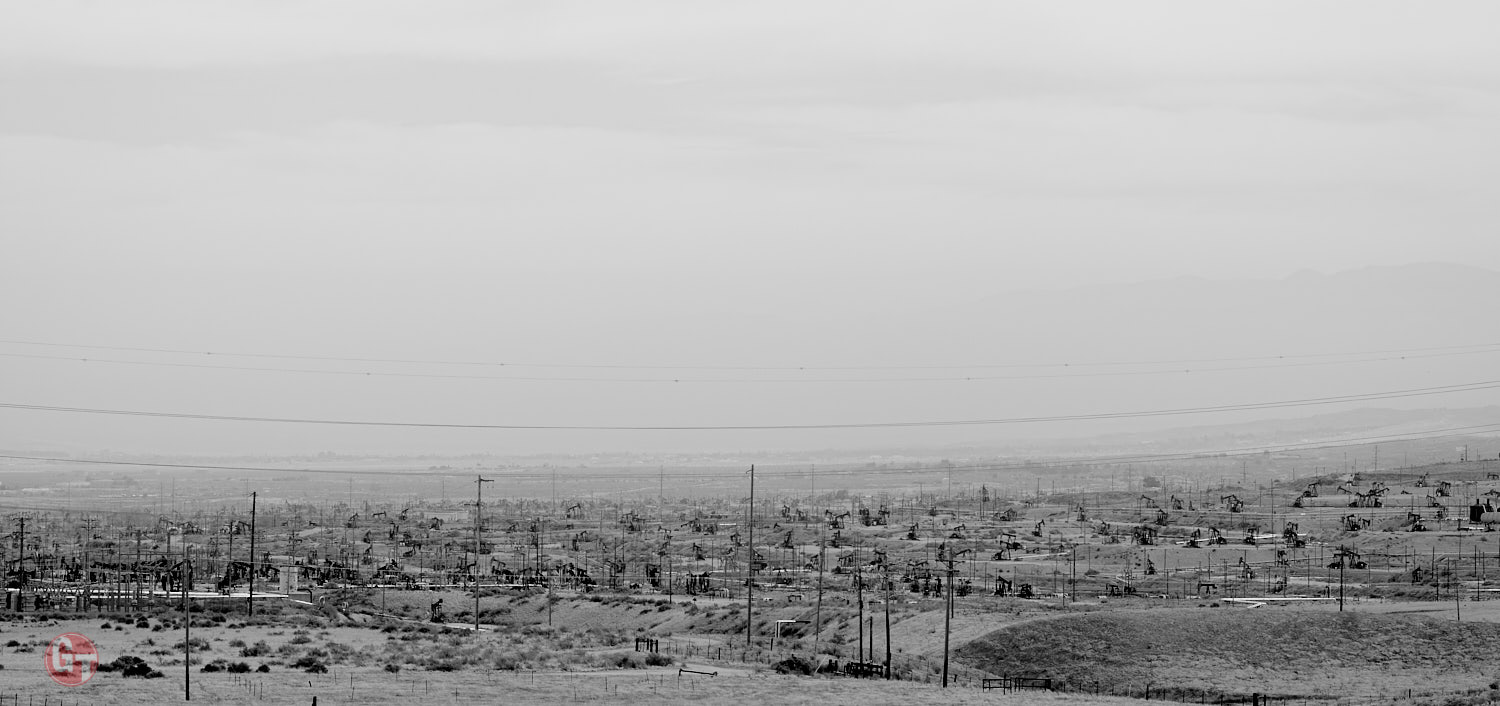 Oil Fields, Outside Taft, CA.